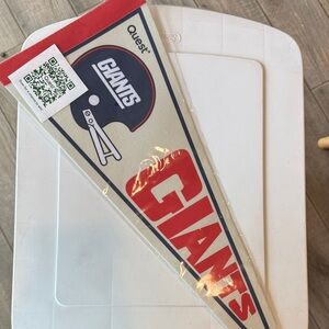New York Giants Vintage Style Pennant - Red & Navy